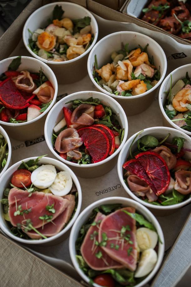 Мини-салат с ростбифом Мини-салат с ростбифом