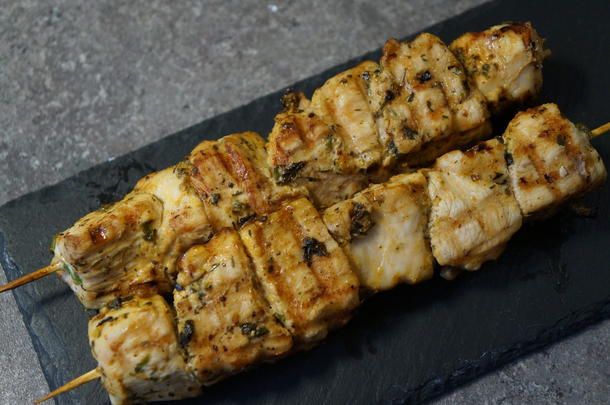 Шашлычок из куриного филе