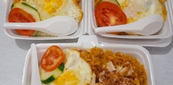 Полноценный обед с борщем на 25 персон