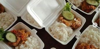 Сытный обед с мясом по-французски на 24 персон