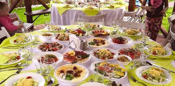 Банкет с обслуживанием стандарт на 28-32 персон