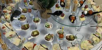 Фуршет с горячими закусками на 25 персон